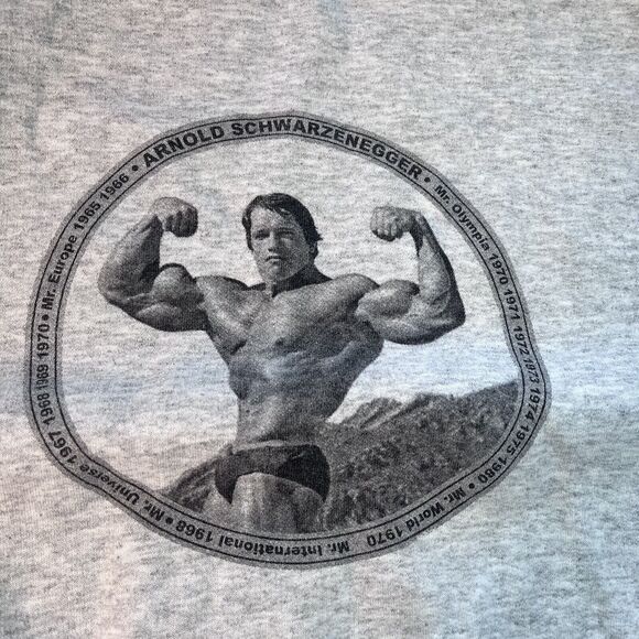 Arnold Schwarzenegger MR Universe Crewneck Sweatshirt Cotton Blend Size Medium - Picture 5 of 13